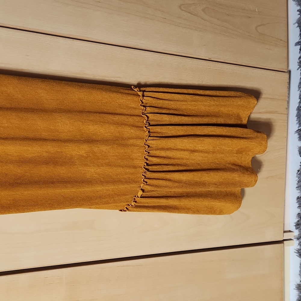 Zara Rust texture Dress - Picture 2 of 6